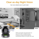 IMOU Smart Security Cam Indoor Wi-Fi 4MP 2K+ Pan and Tilt 360° IPC-A46LN - Black