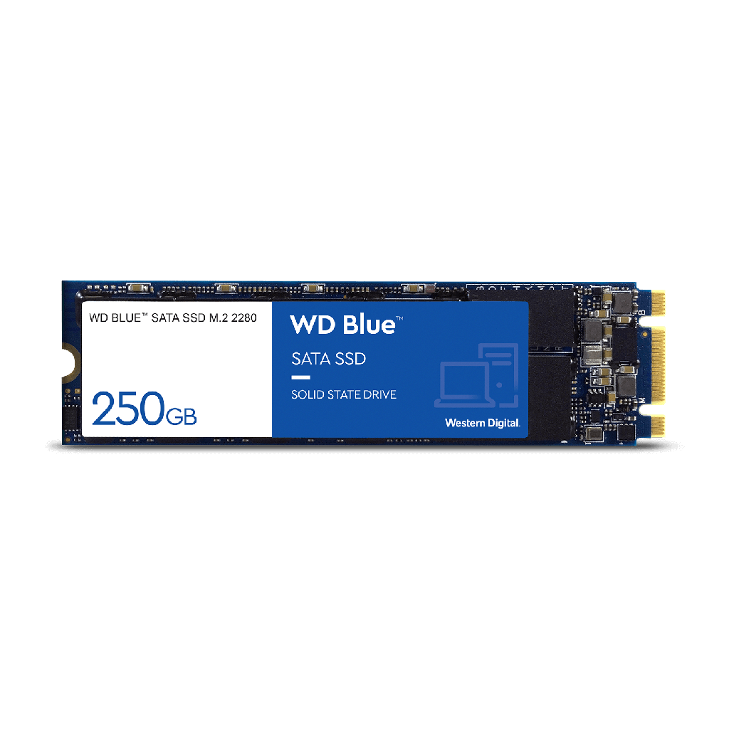 WD blue 3D NANO SATA SSD M2 256 GB