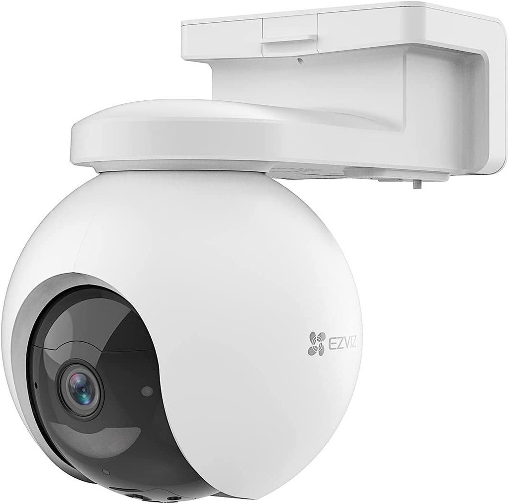 Mobile outdoor wifi security camera It works with a SIM card and is powered by an EB8 2K battery