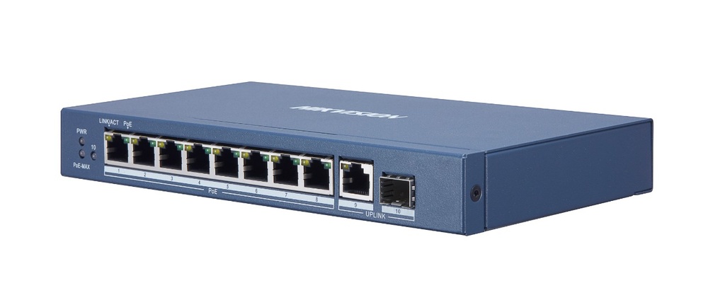 HIKVISION 8 Port Gigabit Unmanaged POE Switch