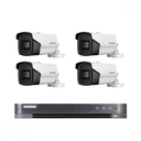 4 8-megap cameras - outdoor, 60-meter night vision, with 4-channel recording device (HD)