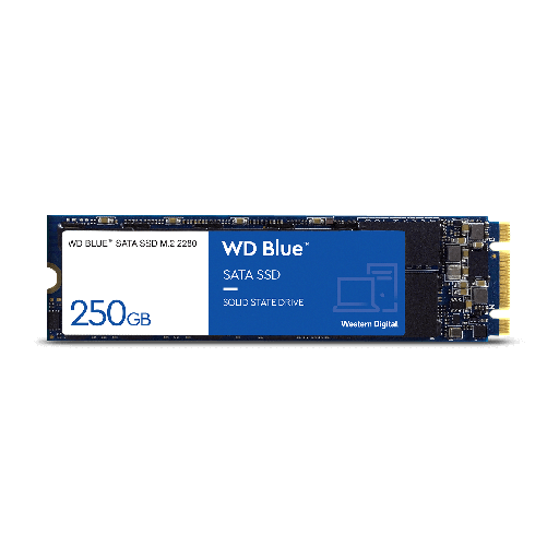 [WDS250G2B0B] WD blue 3D NANO SATA SSD M2 256 GB